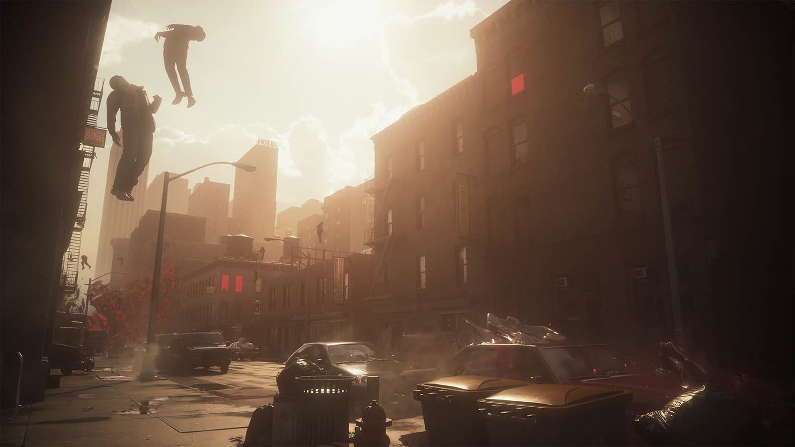 A gravity-altered Manhattan street in CONTROL Resonant
