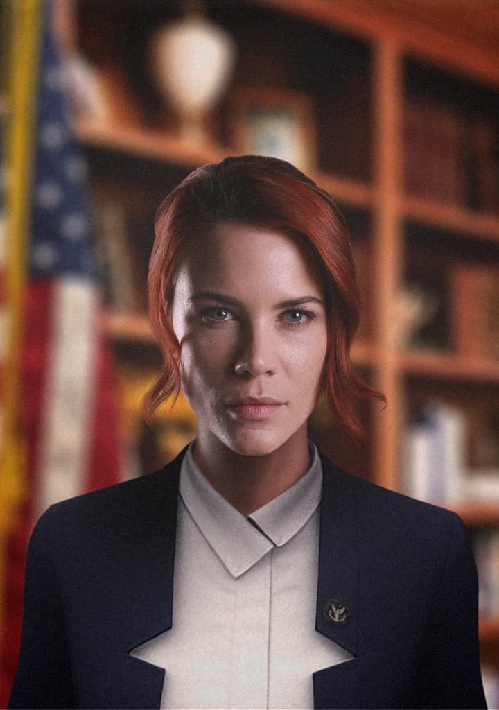 Jesse Faden's Director portrait from CONTROL